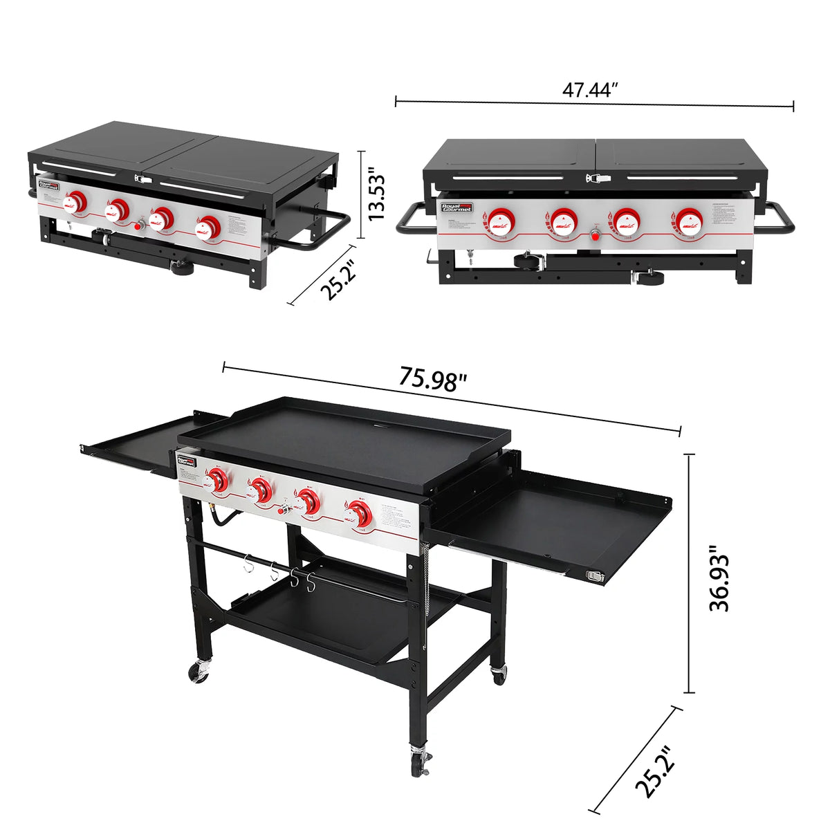 36 Flat Top Gas Griddle N92693