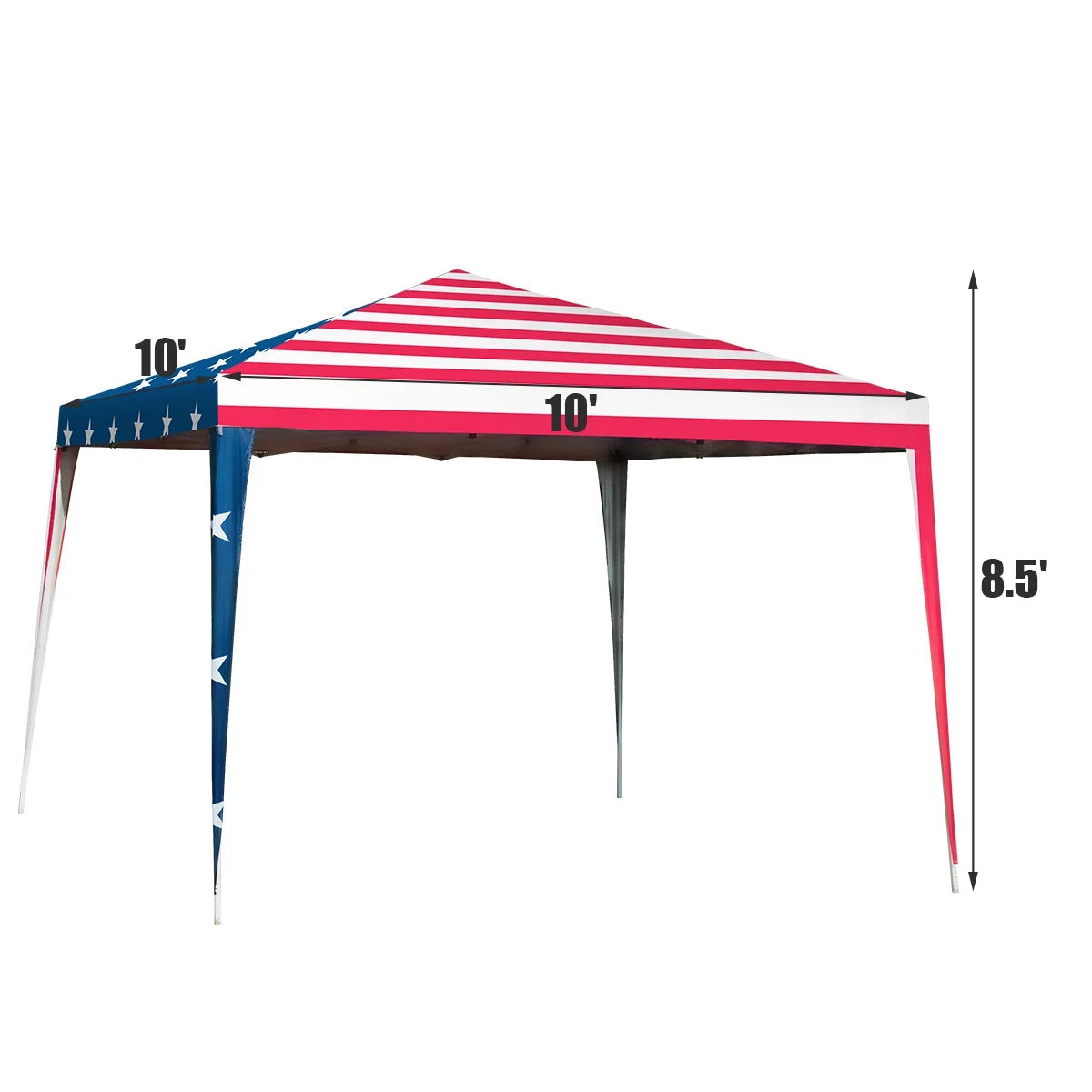 10'x10' Folding Pop Up Tent Gazebo Canopy J290