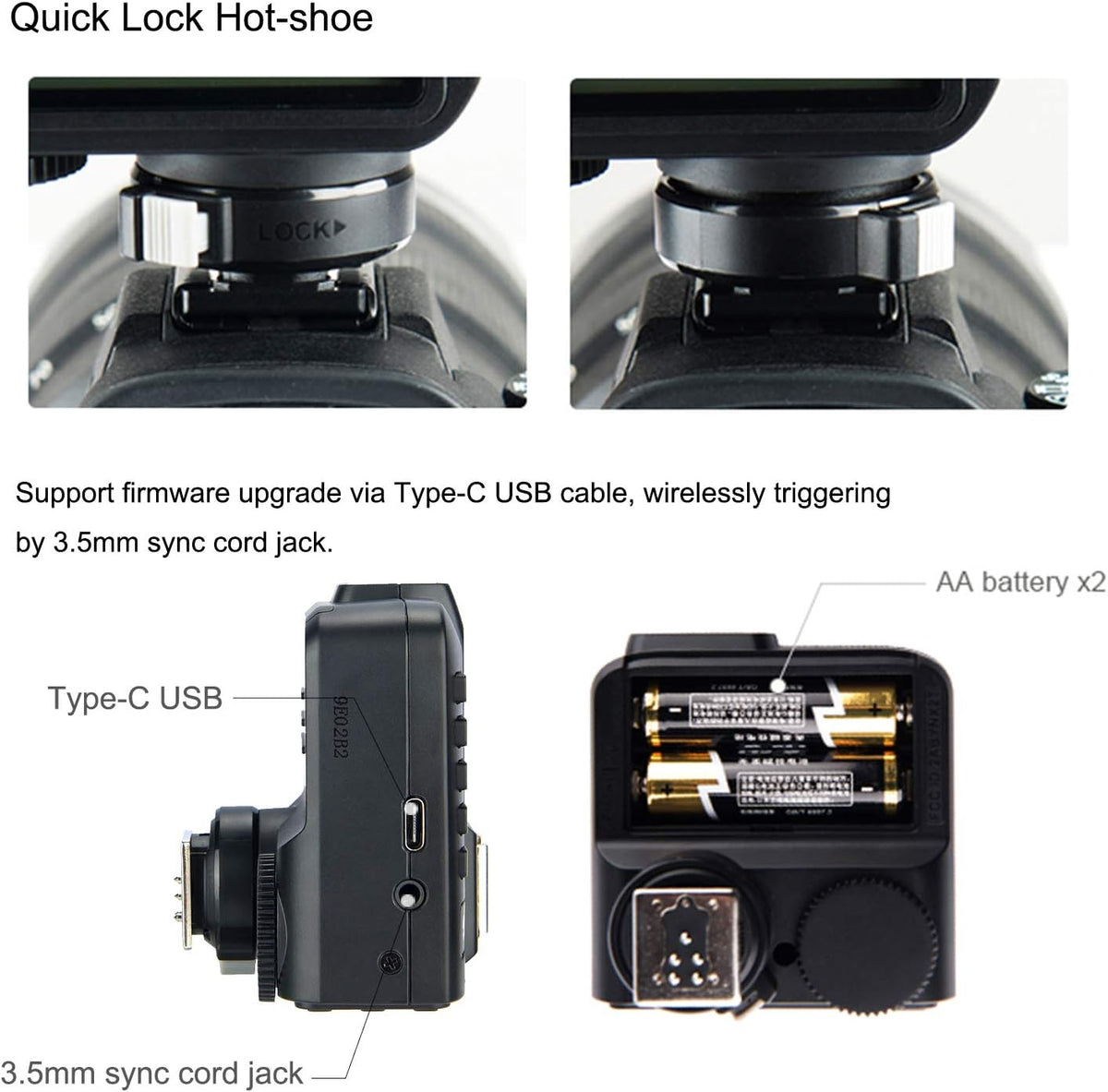 Wireless Flash Trigger with 1/8000s HSS T27506