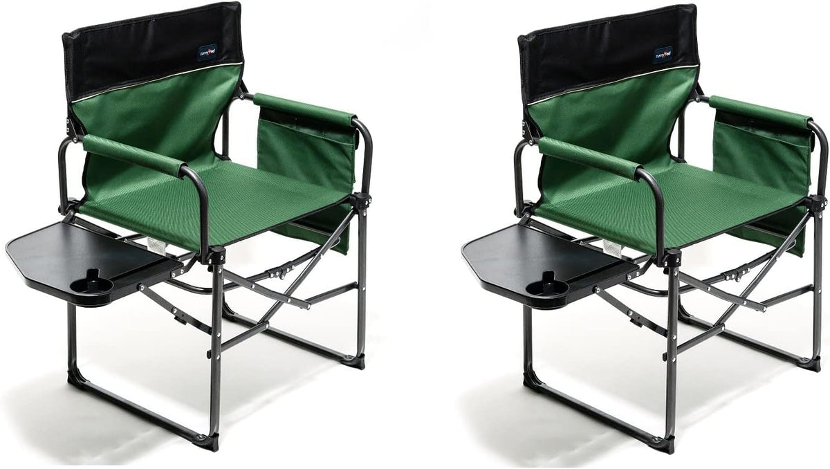 Oversized Portable Folding Camping Chair with Side Table T5031