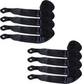 4 Pack Red Heavy Duty Winch Strap Tie Down X9083