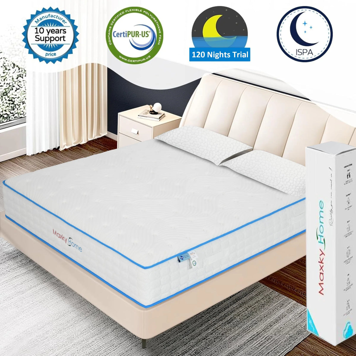 10 Inch Twin Memory Foam Mattress R59773