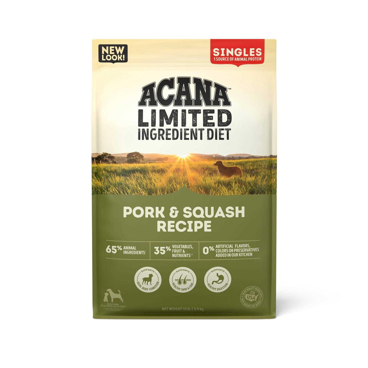 Pork Squash Dry Dog Food W475657