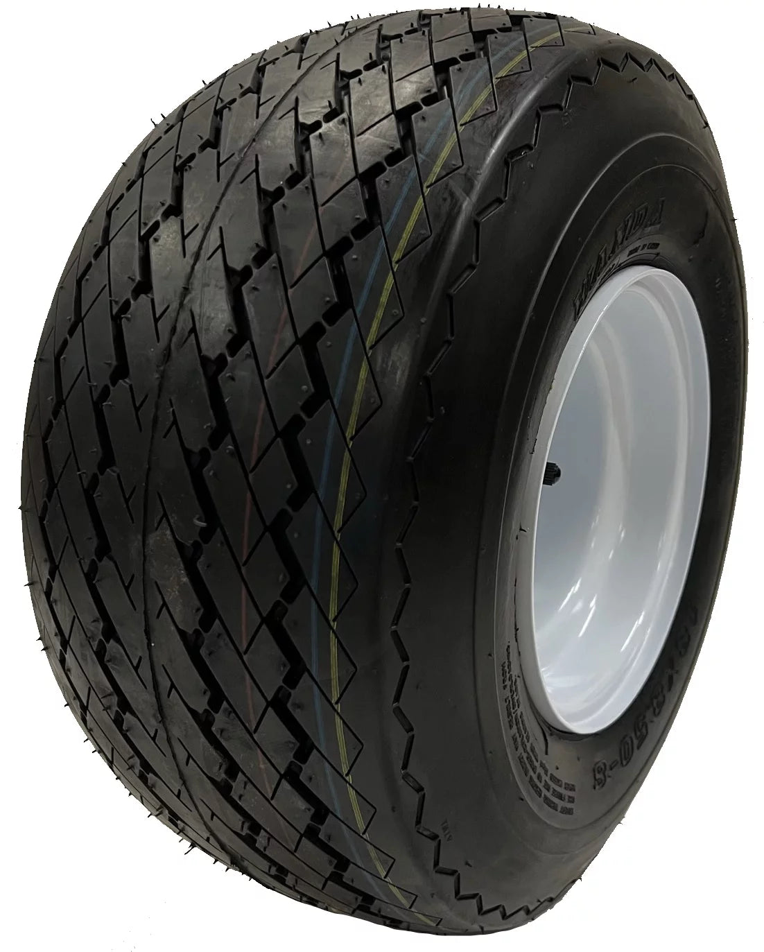 4-Pk White Golf Cart Tire Rim 18X8.50-8 4 Lug J218