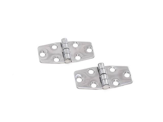Polished Stainless Steel Marine Grade Door Hinges Set of 8 M1182