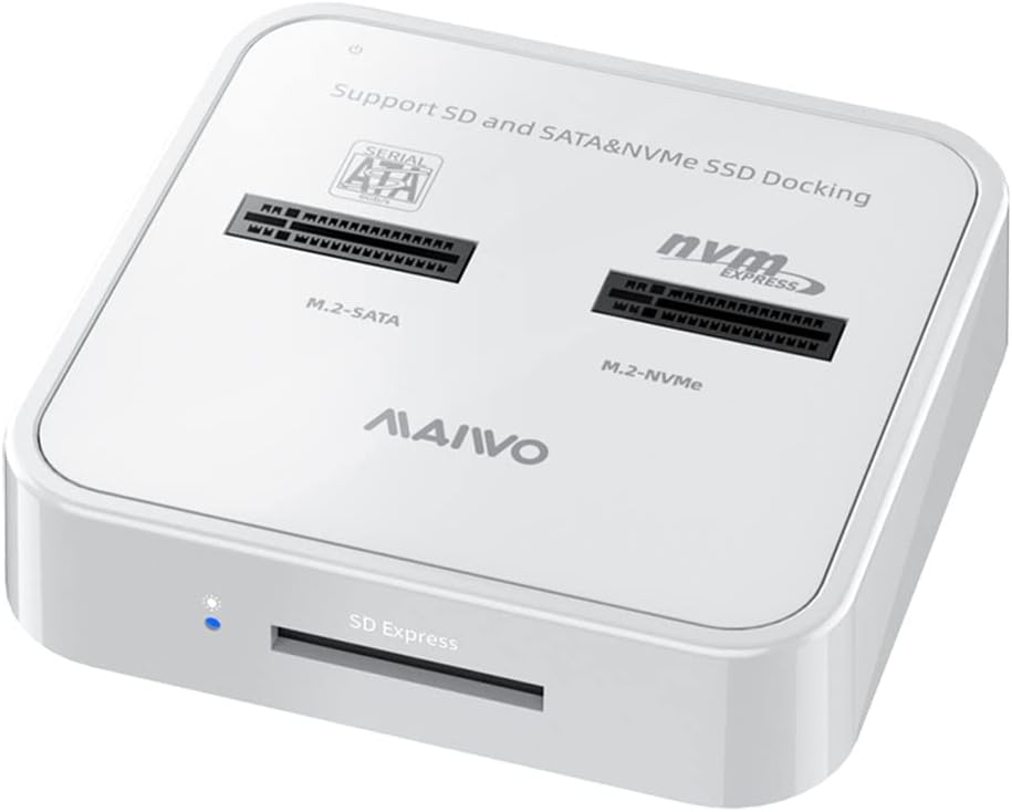 2 Bay M.2 NVMe/SATA Dual Protocol Docking Station Y831