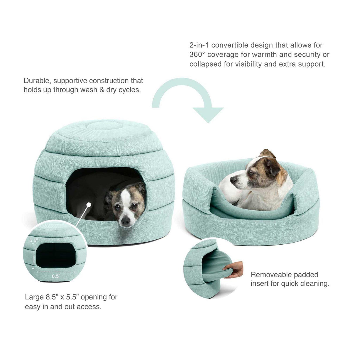 2-in-1 Honeycomb Hut-Cuddler N344065