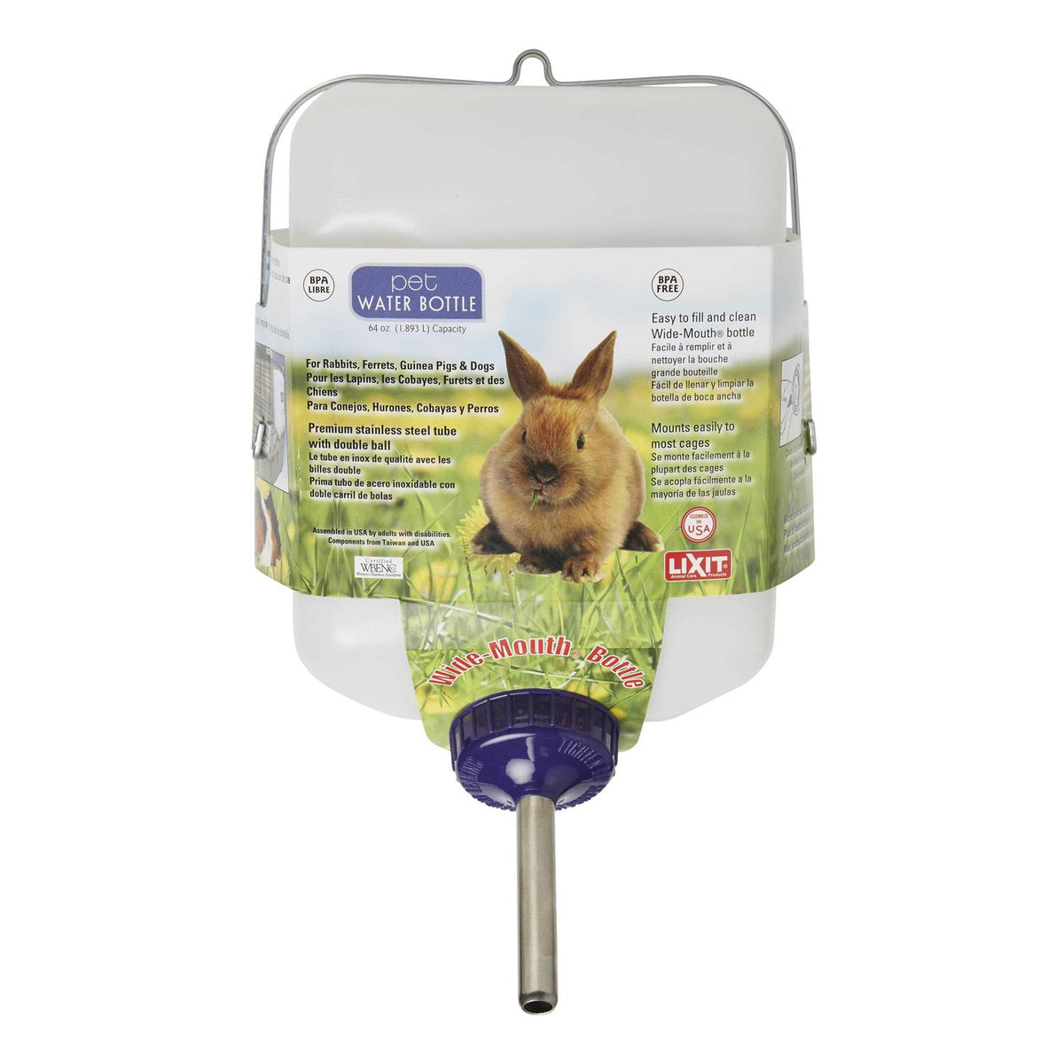 Wide Mouth Rabbit Water Bottle C3008