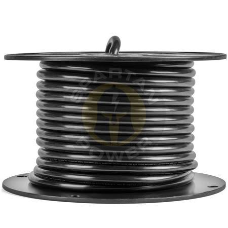50 Feet Black 4 AWG Battery Cable W362