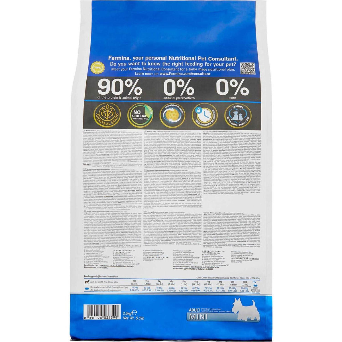 Cod & Orange Adult Mini Dry Dog Food I200251