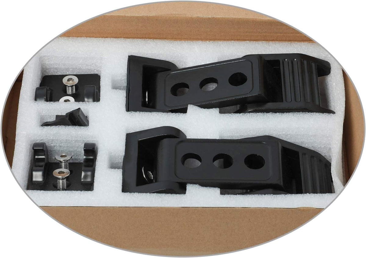 Stainless Steel Locking Hood Catch Latches and Bracket Kit Pack of 2 H2663