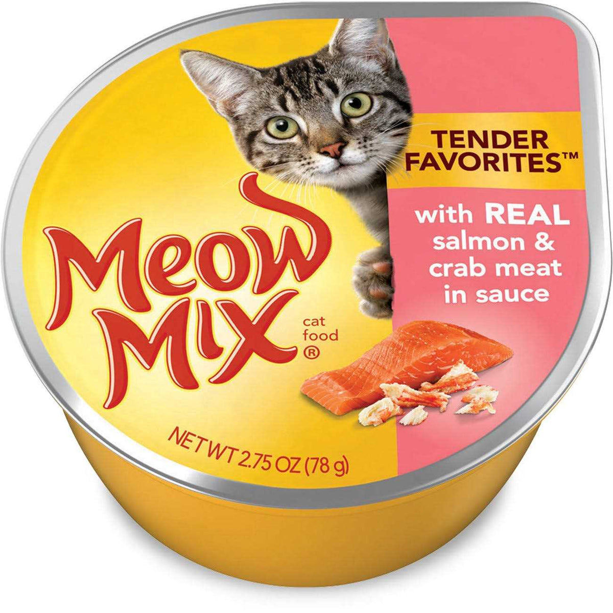 Wet Cat Food with Real Salmon & Crab in Sauce Z838866