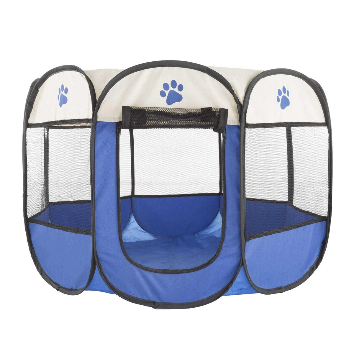 Pop-Up Pet Playpen with Carrying Case Blue L770899