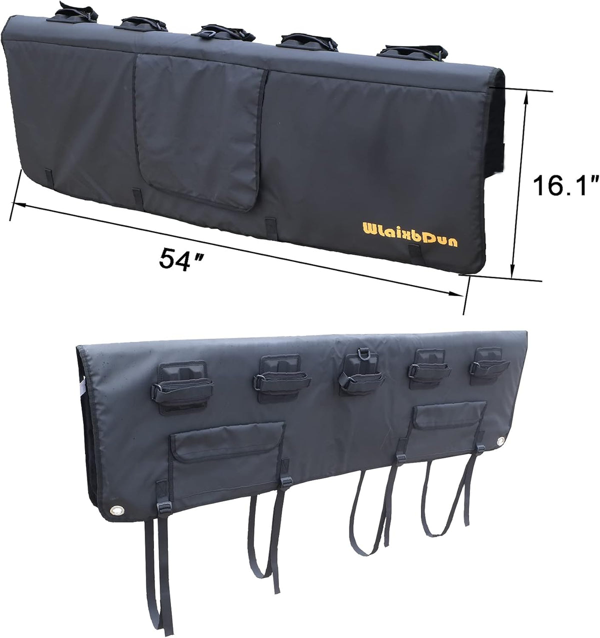 Truck Tailgate Bike Pad with Tool Pockets J383