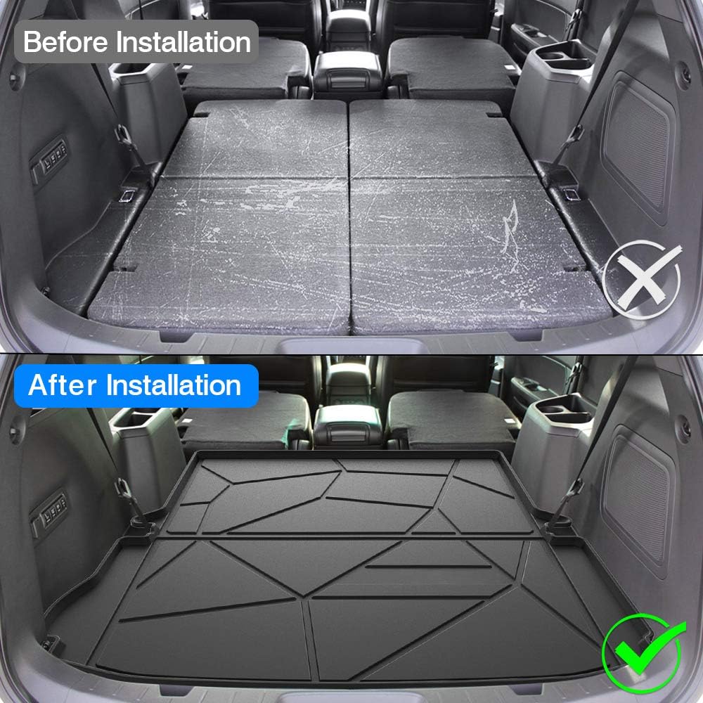 Black Cargo Liner Trunk Floor Mat C81945