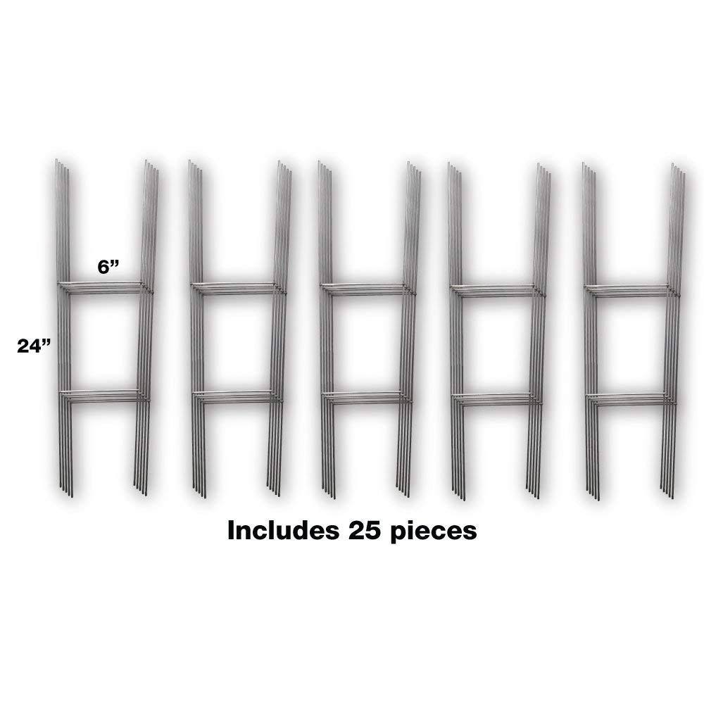H-Stakes Metal Lawn Yard Sign 6 x 24 R541201