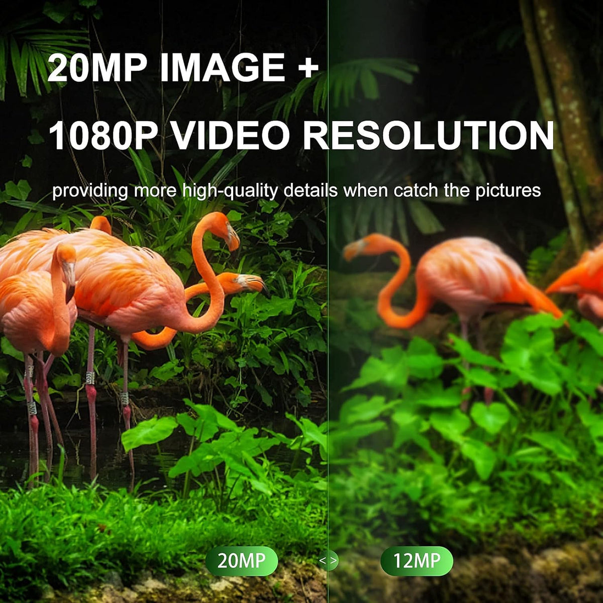 Mini Trail Game Camera 20MP 1080P Night Vision Waterproof Hunting Camera O862