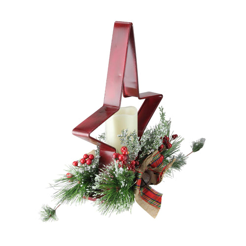 15 inch Star Shaped Candle Holder E20809
