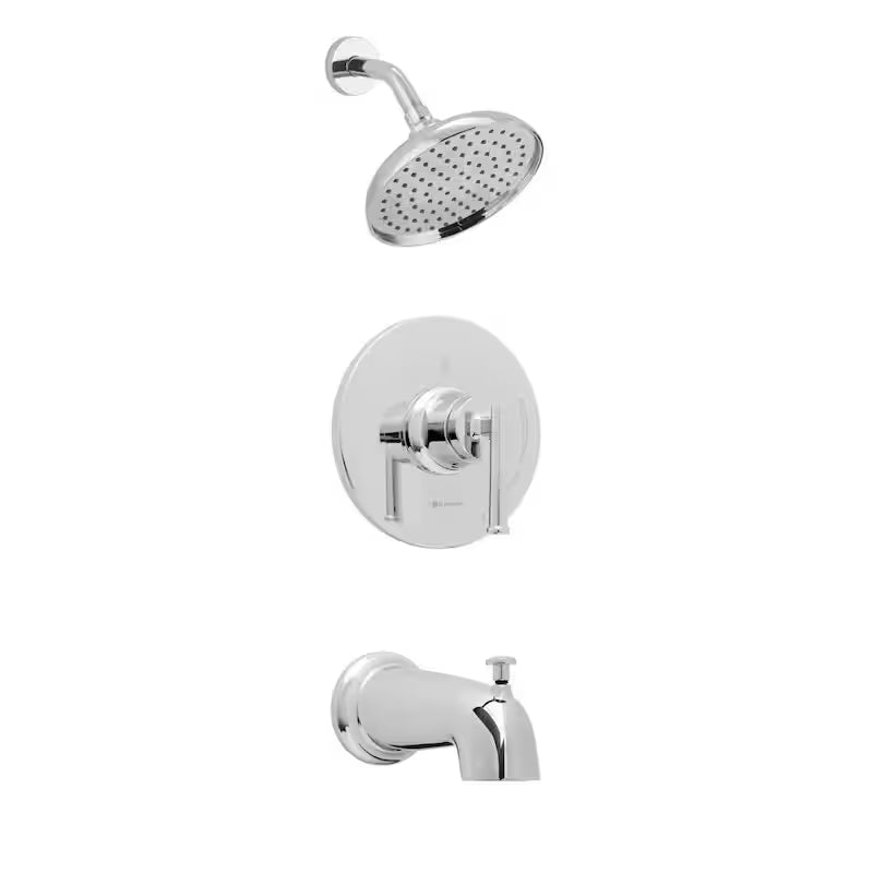 Single Handle 1-Spray Tub and Shower Faucet 1.8 GPM in Chrome R604908