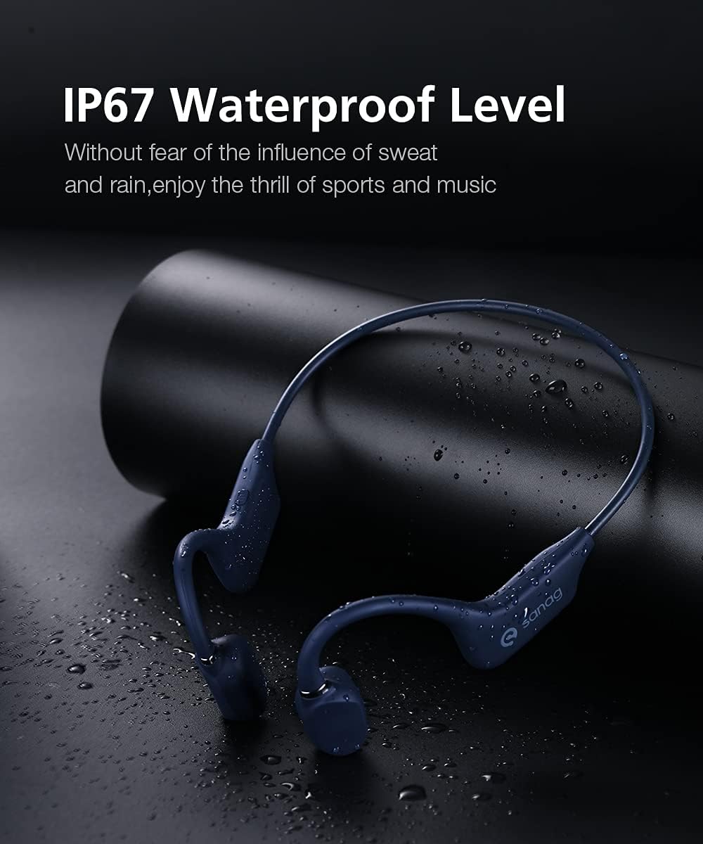 Open-Ear Air Conduction Headphones Bluetooth 5.0 with Mic I5736