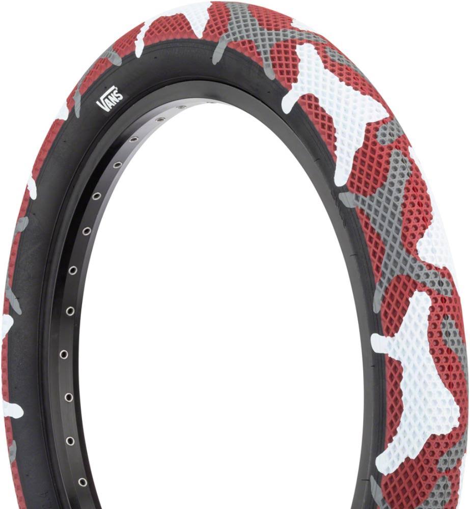 20 x 2.4 Clincher Wire Red Camo/Black Tire Y636200