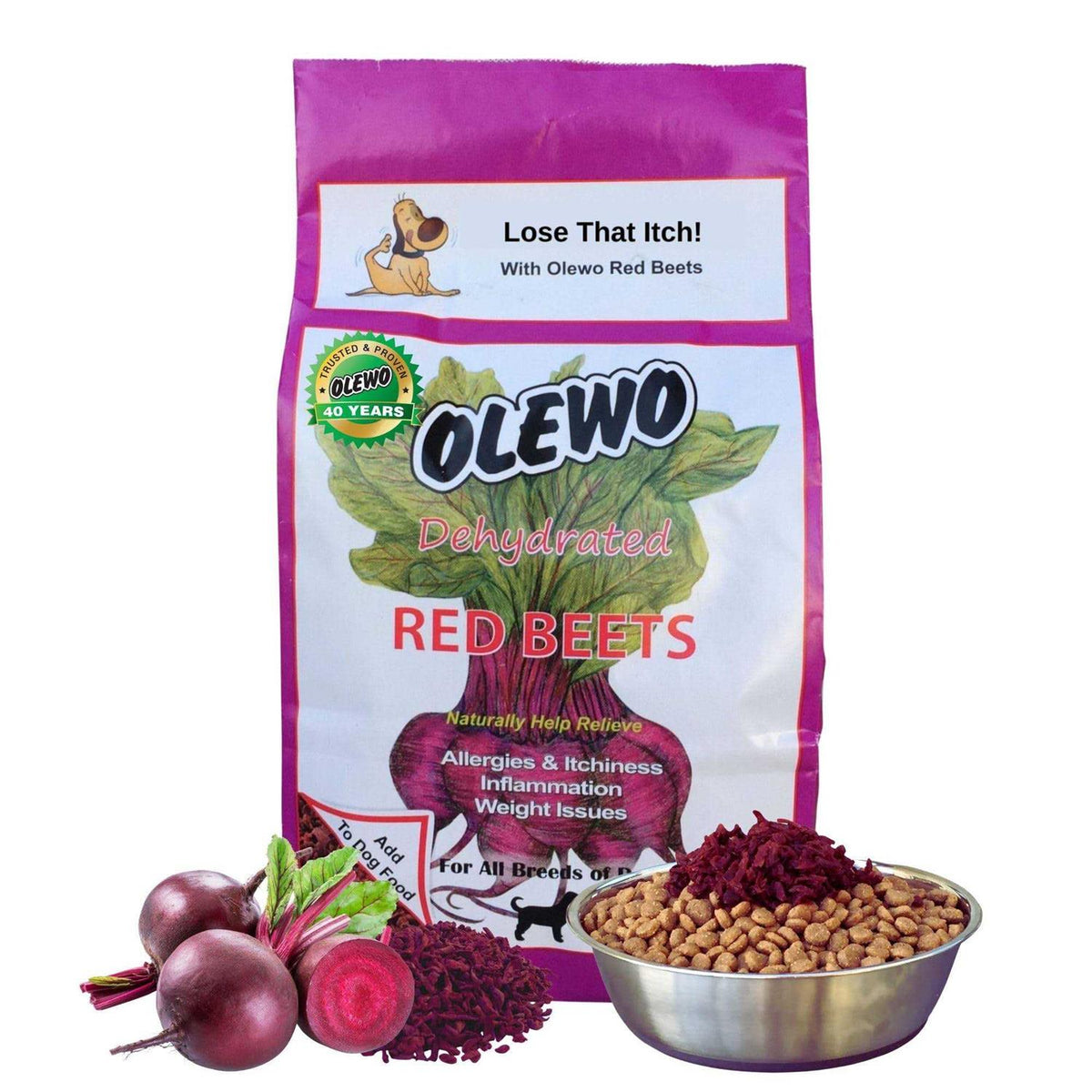 Dehydrated Red Beets Dog Food Supplement C58732