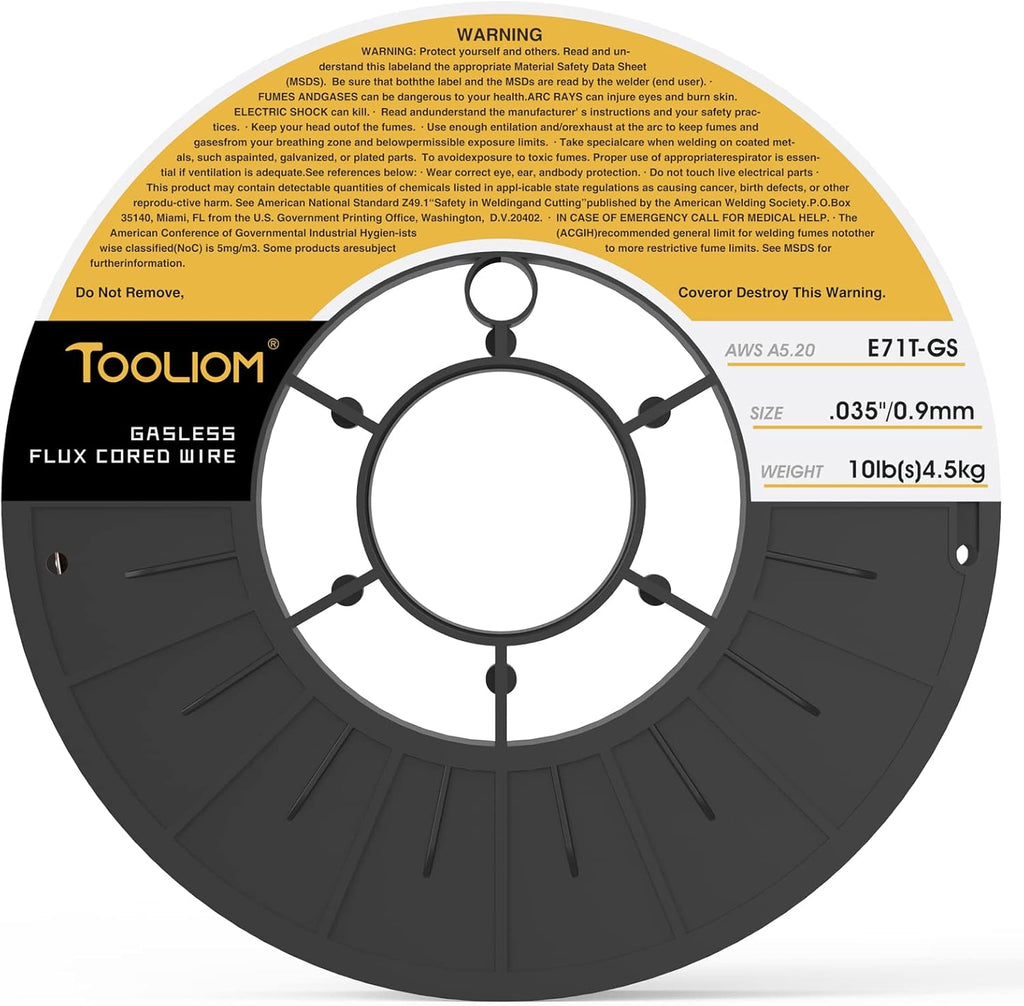 .035 Diameter 10-Pound Flux Core Carbon Steel Mig Welding Wire T206641