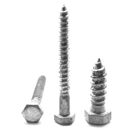 1/4 inch-10 x 5 1/2 inch Hex Lag Screw Low Carbon Steel Hot Dip Galvanized Pk 100 W894573