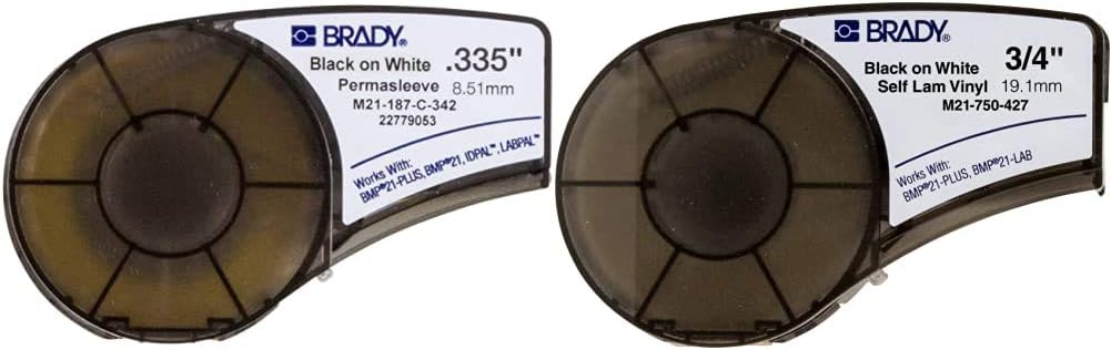 Heat Shrink Tubing Black on Yellow P7650