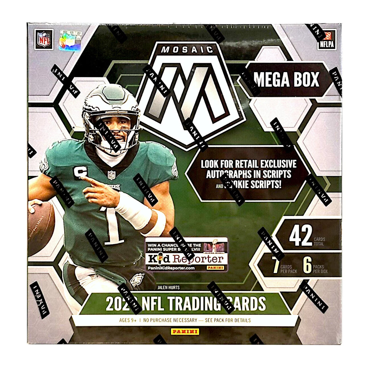 NFL Football Trading Cards Mega Box N763882