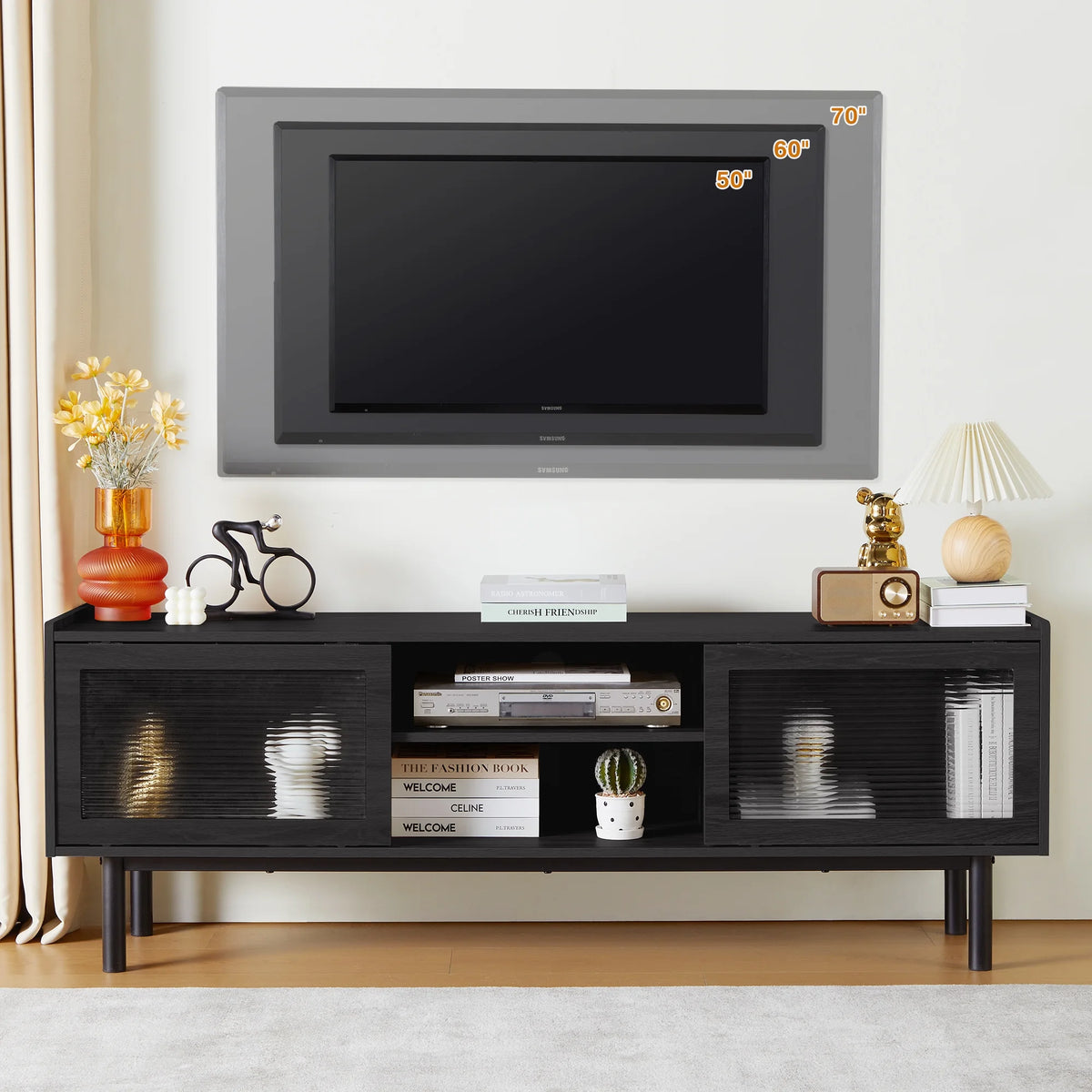 TV Stand up to 70 Natural Beige Y951882