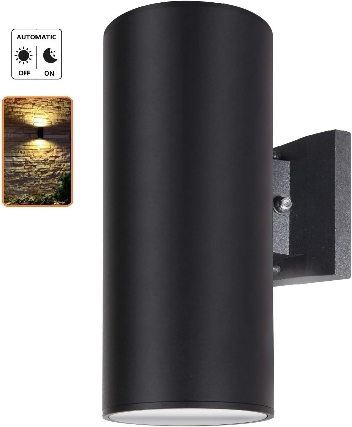 Dusk to Dawn Sensor Outdoor Wall Sconce M4447