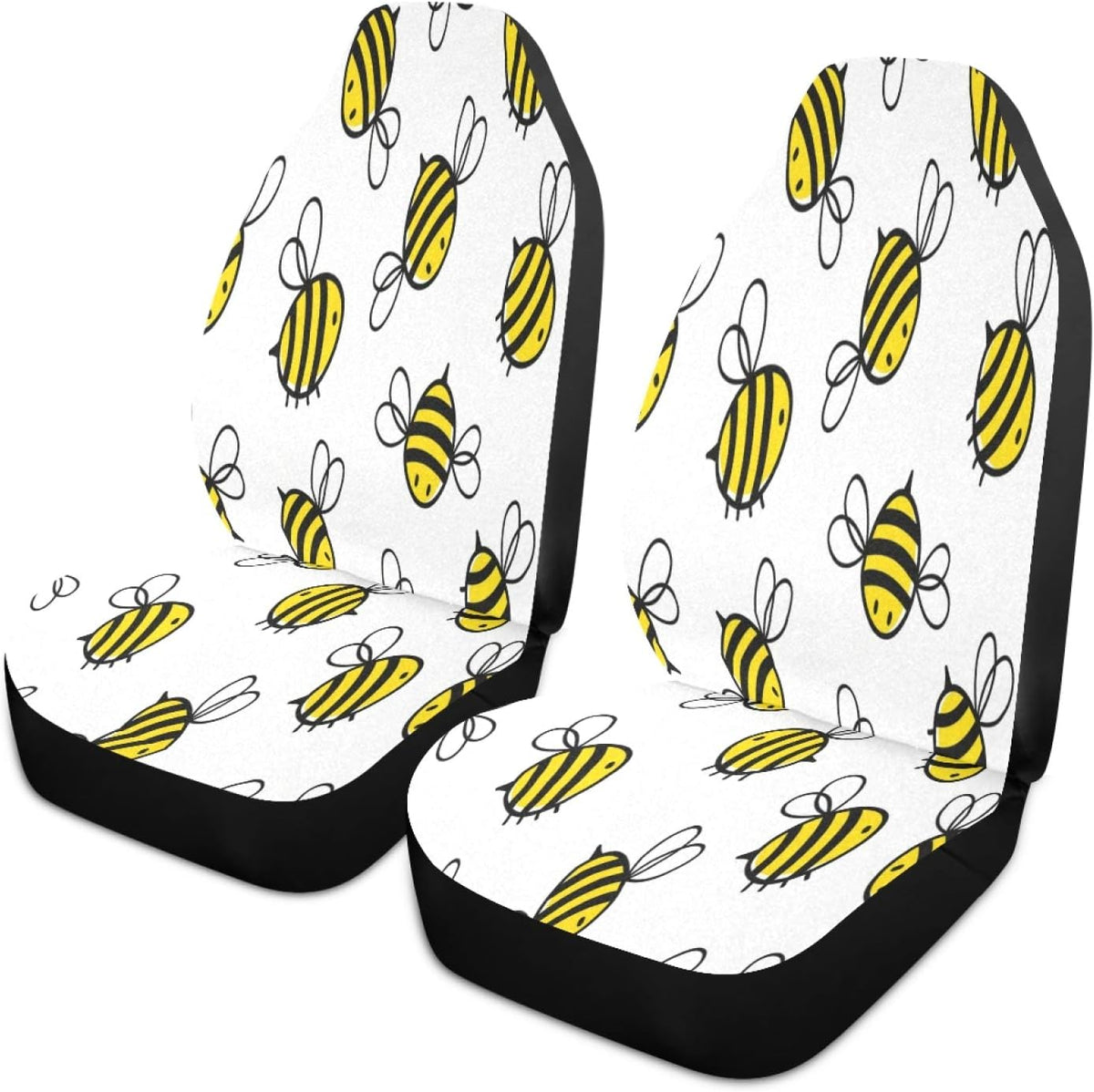 Vintage Leopard Print Bucket Seat Cover Pack of 2 E705673