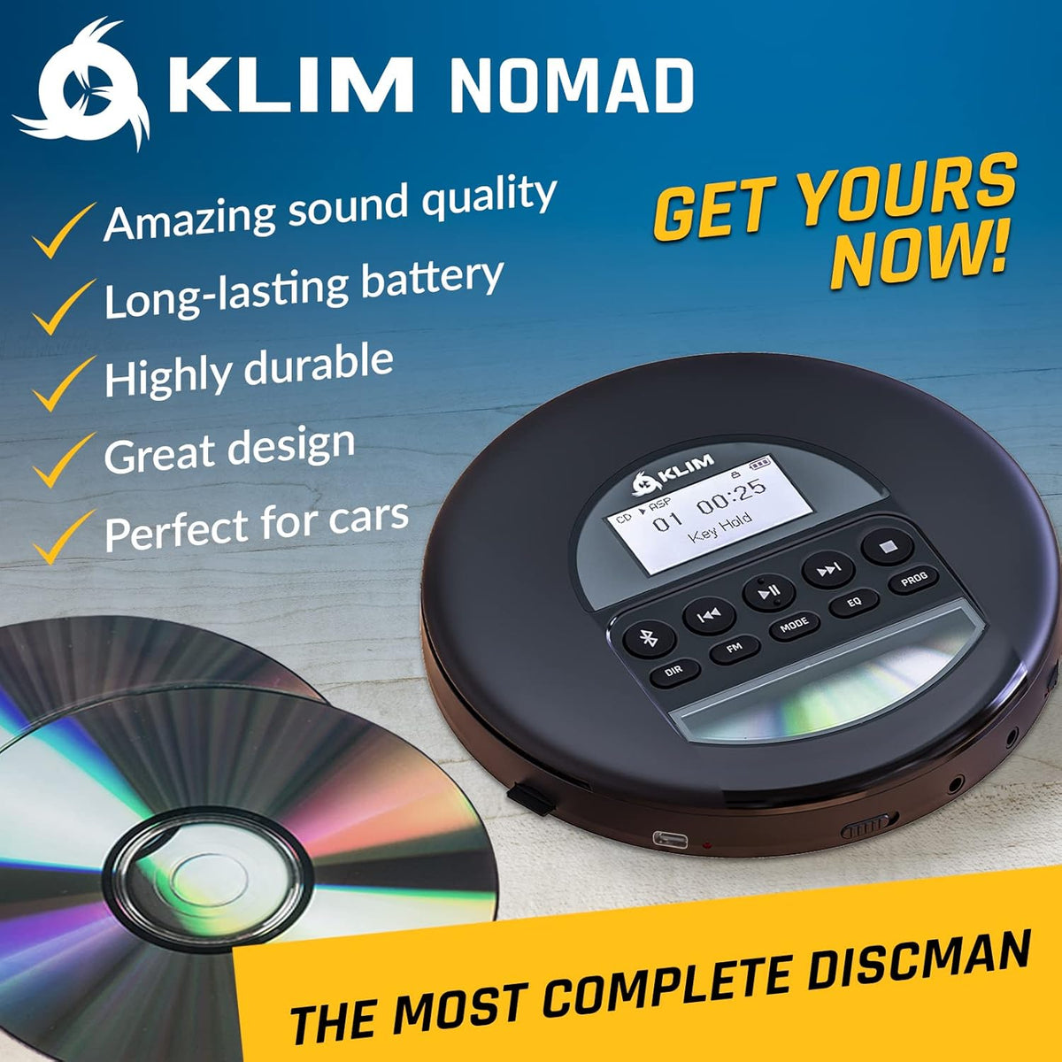 Portable CD Player with Headphones M91491