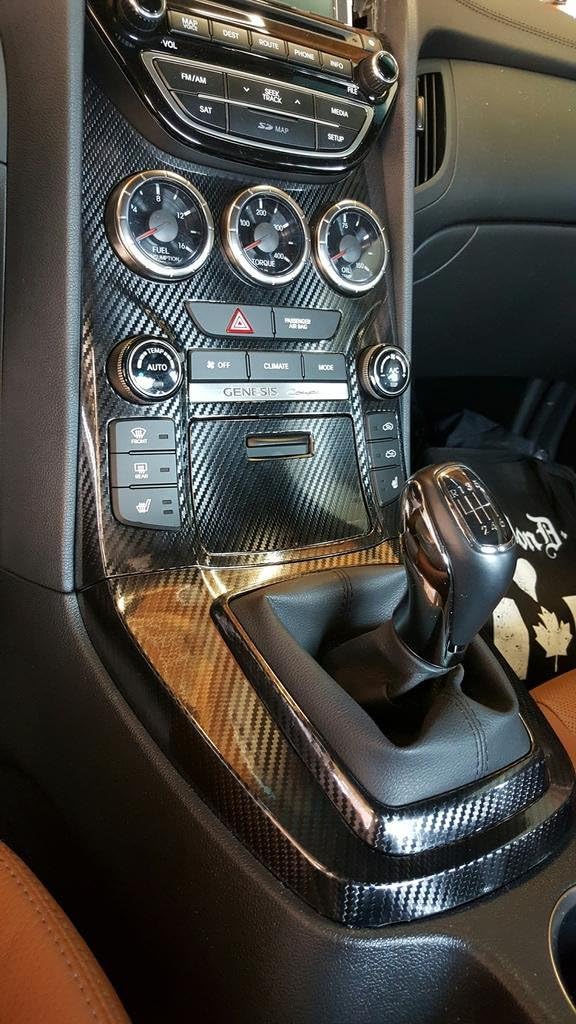 High Gloss Black Carbon Vinyl Wrap Film 2ft x 5ft H83059