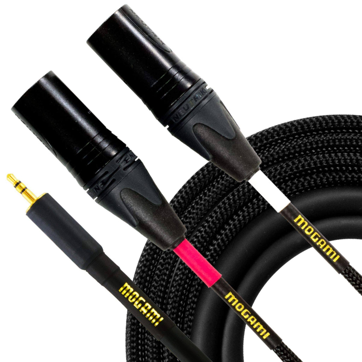 3.5mm TRS Male to Dual XLR Male Y-Cable Z781