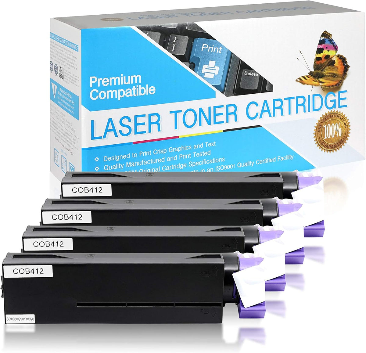Compatible Toner Cartridge Replacement Black 4 Pack N479709