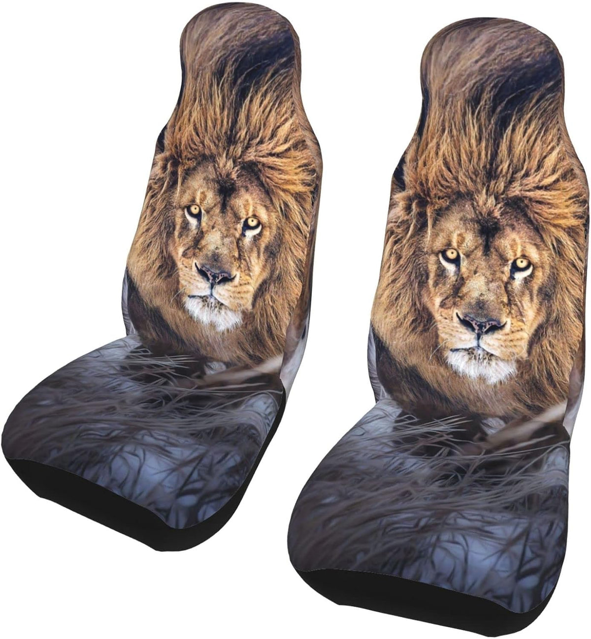 2 Pcs Car Seat Covers Set Universal Fit K7074