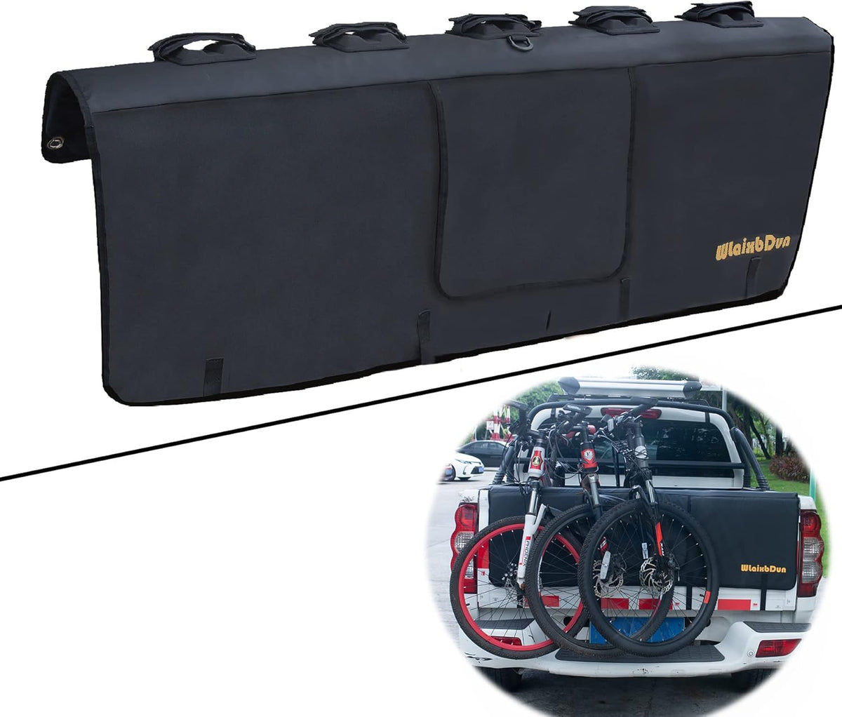 Truck Tailgate Bike Pad with Tool Pockets J383