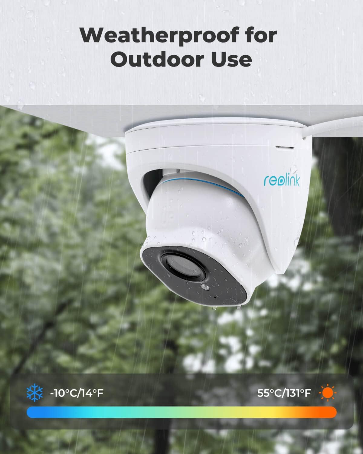 5MP PoE Outdoor Security Camera System Pack of 2 U788502