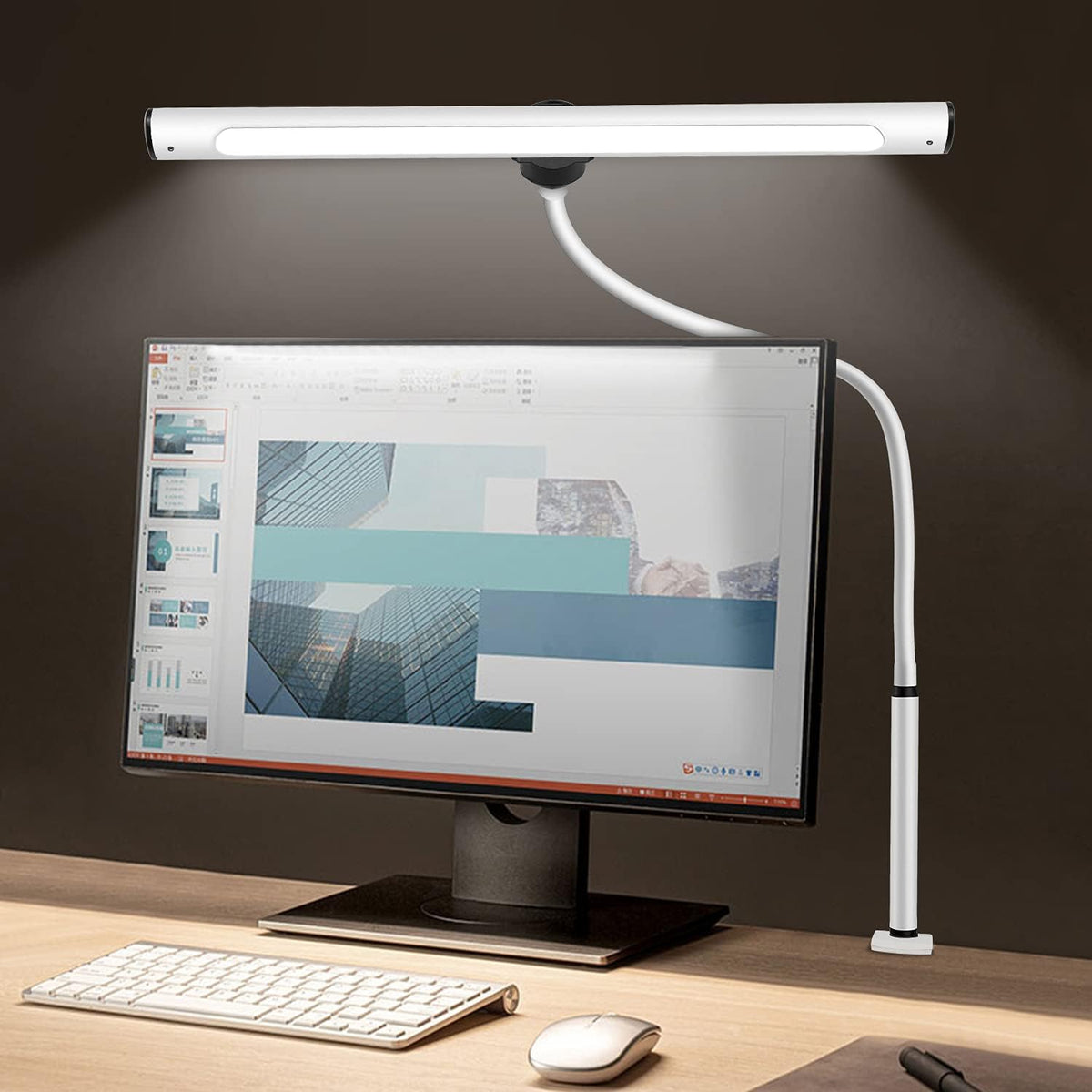 12W LED Architect Clamp Desk Lamp with Timer L513