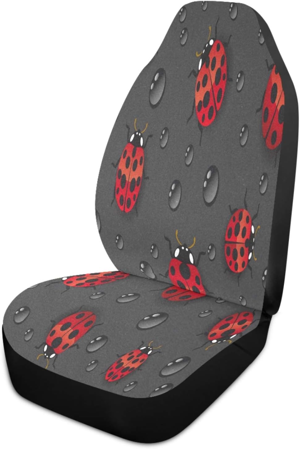 Vintage Leopard Print Bucket Seat Cover Pack of 2 E705673