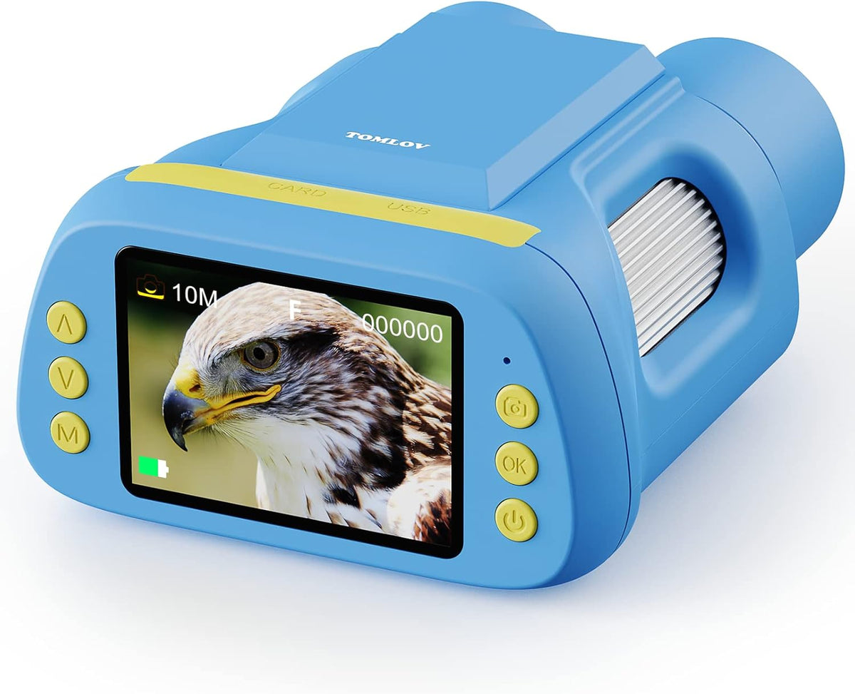 2-in-1 Handheld Digital Microscope Camera 300X with 2'' LCD Screen Blue M331