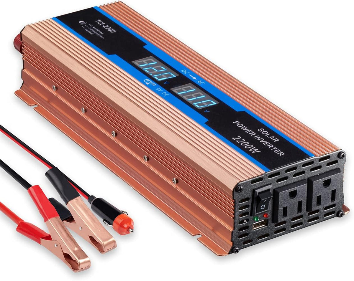 1100 Watts Power Inverter DC 12V to 110V AC Converter Z99490