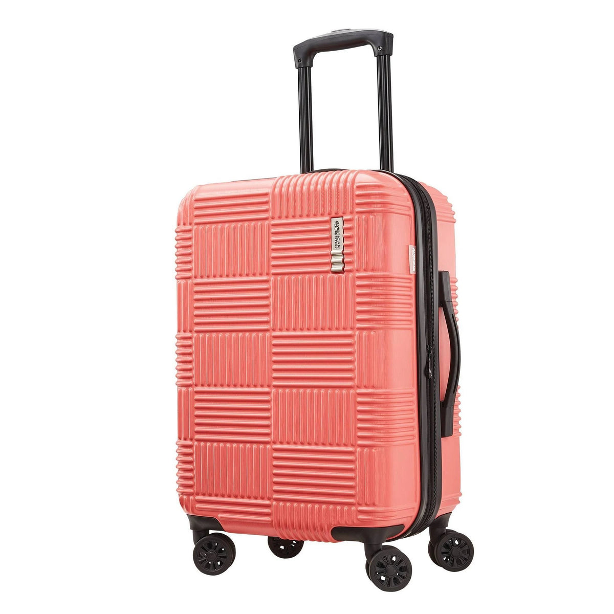 Checkered Hardside Spinner Suitcase X9136
