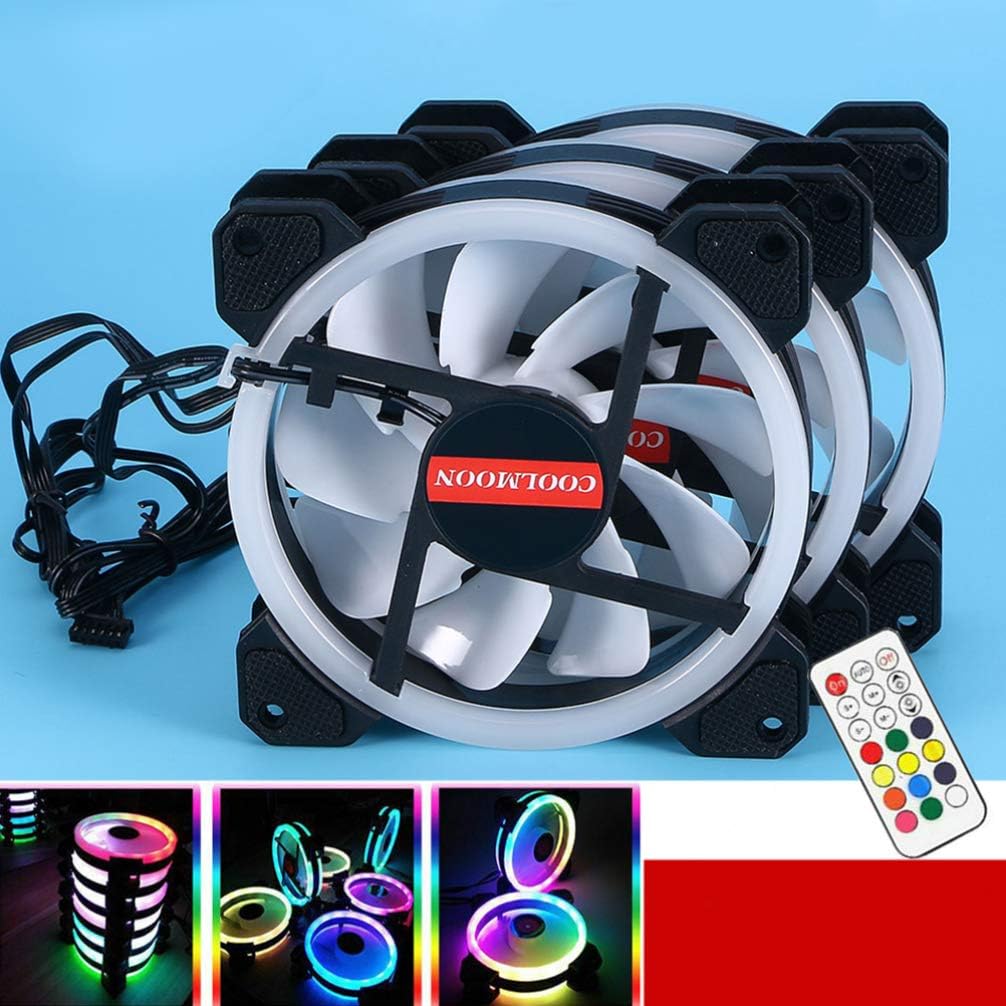 5 Fans 120mm RGB PC Cooling Fan with RGB Controller I2168