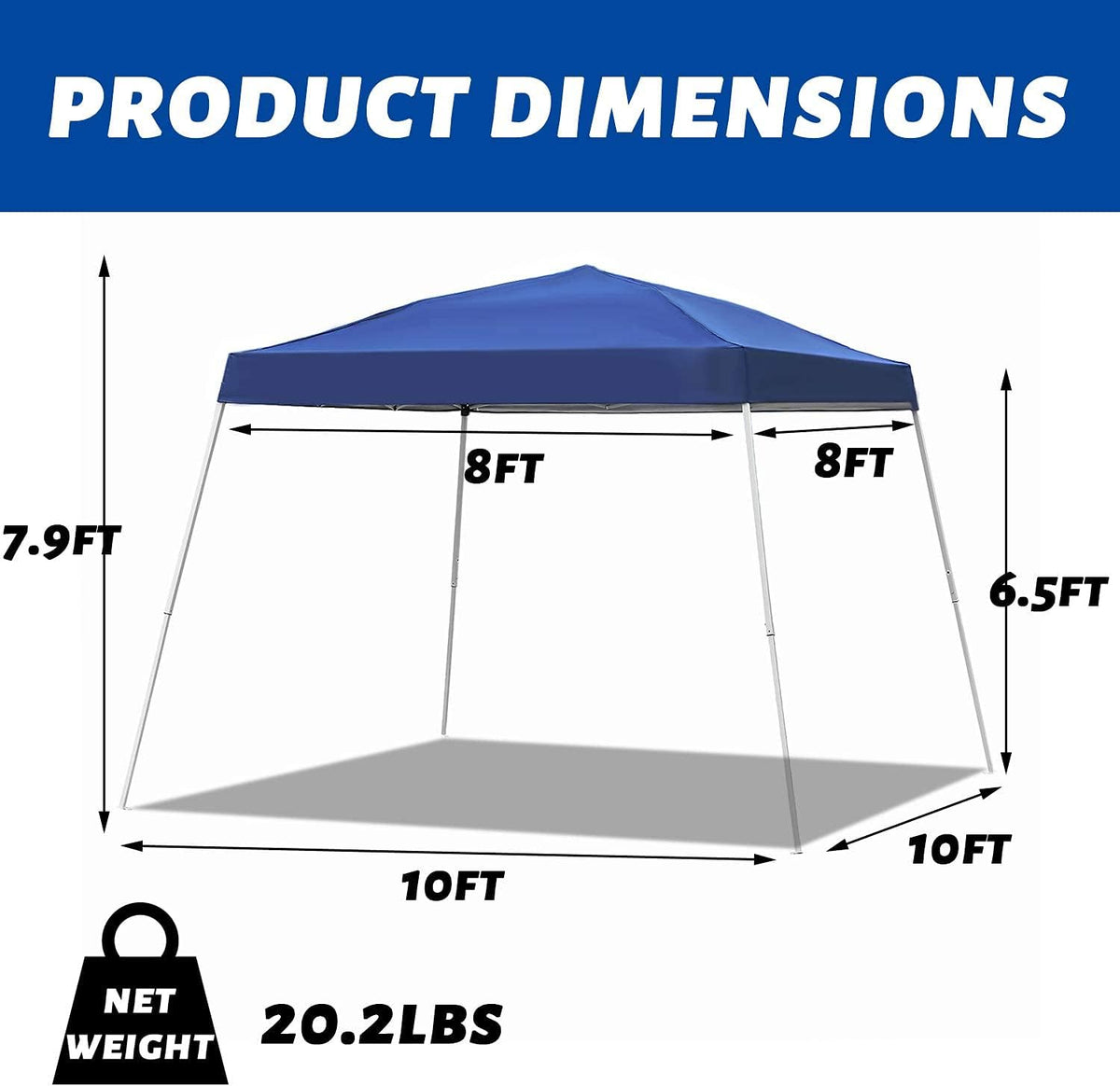 8x8 FT Pop up Canopy Tent B53717