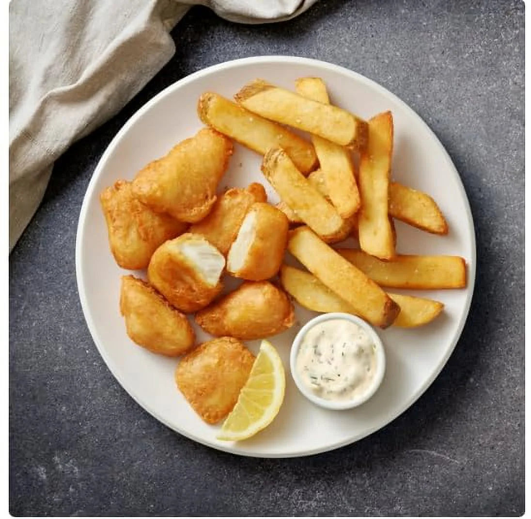 Fish and Chips Frozen Meals 9.5oz Pack of 10 A366543