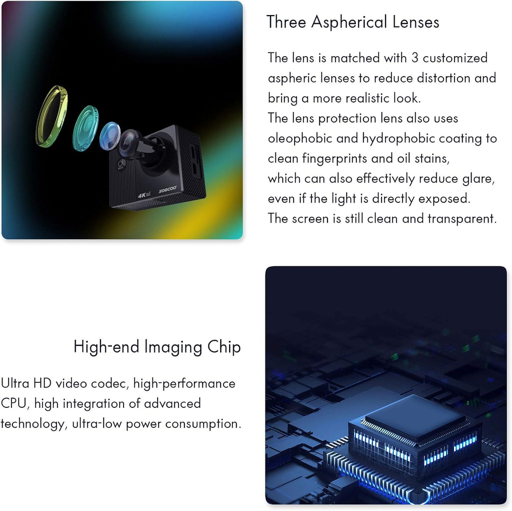 4K 60FPS Waterproof Action Camera N3050
