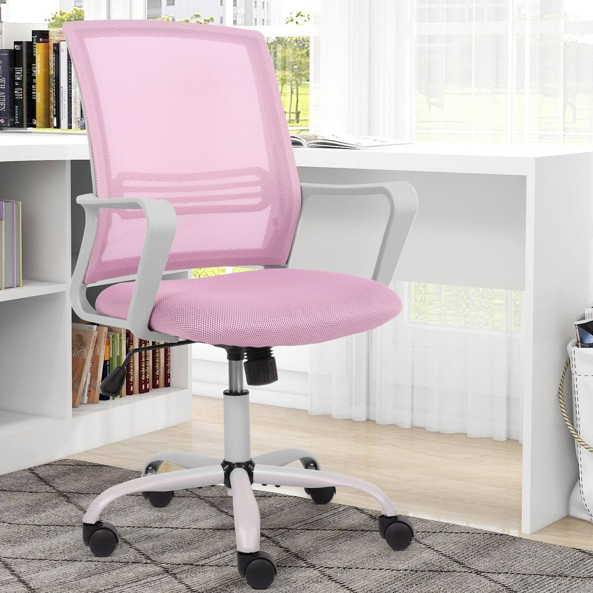 Black Adjustable Swivel Office Chair L691150